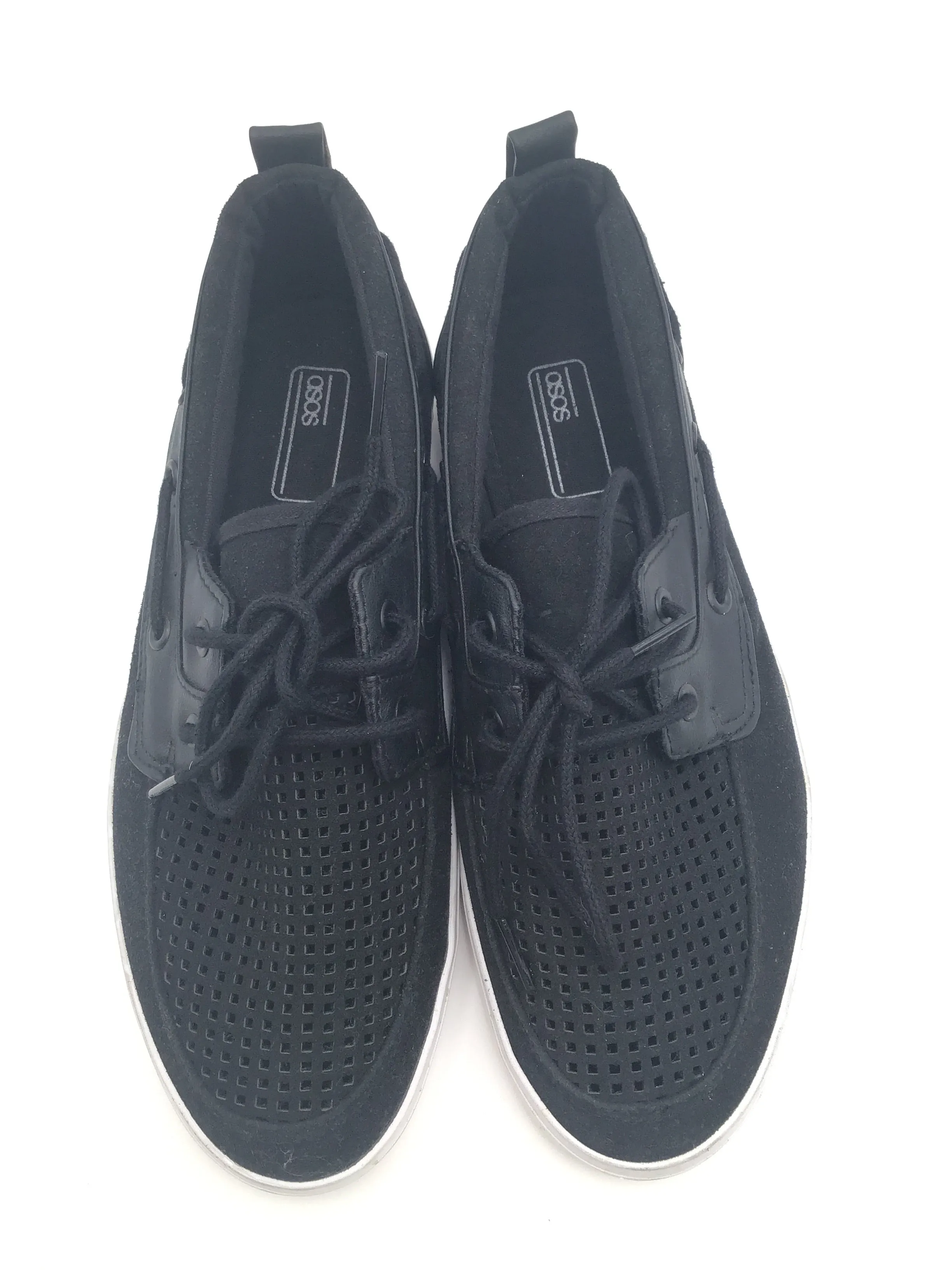 Black Shoes Sneakers Asos, Size 7