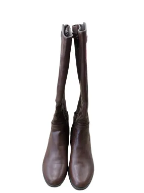 Boots Mid-calf Flats By Top Moda In Brown, Size: 6