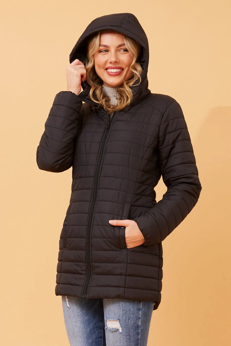 CARSON HOODED PUFFER JACKET