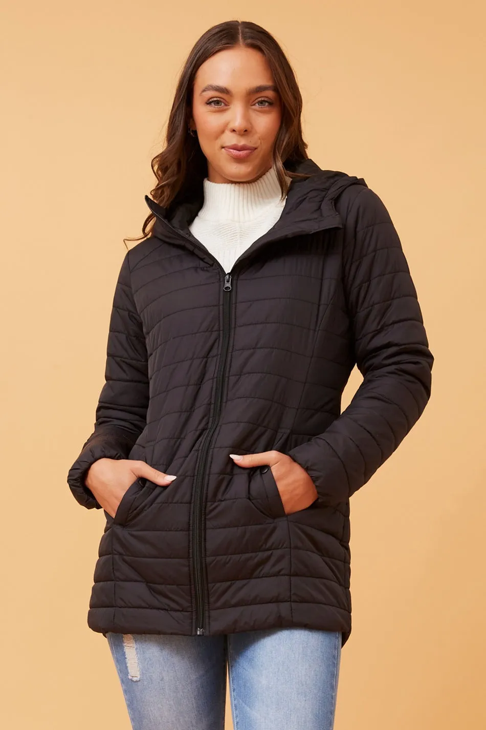 CARSON HOODED PUFFER JACKET