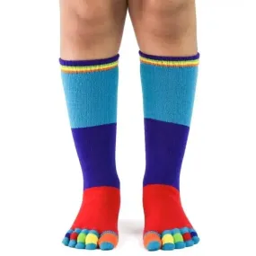 Colorblock Kid's Toe Socks