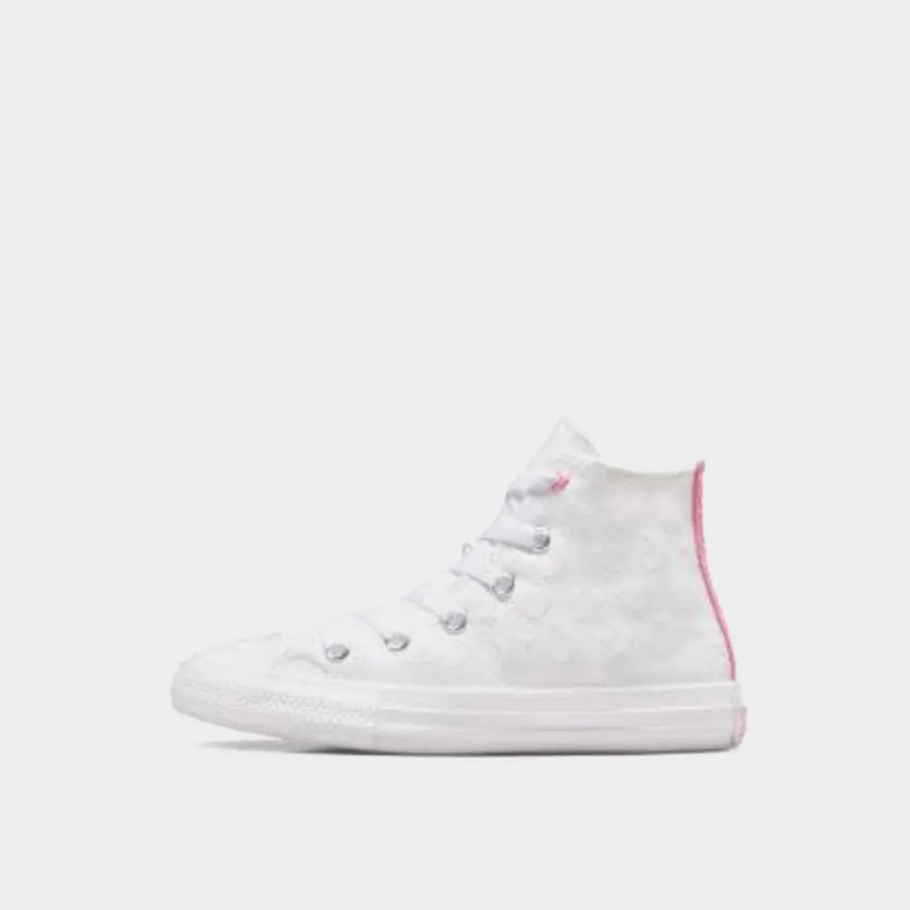 Converse Kids Chuck Taylor All Star Sparkle Sneaker White/Pink _ 181052 _ White