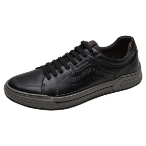 Democrata Volp Black/Tobacco Leather Slip-On (Men's)