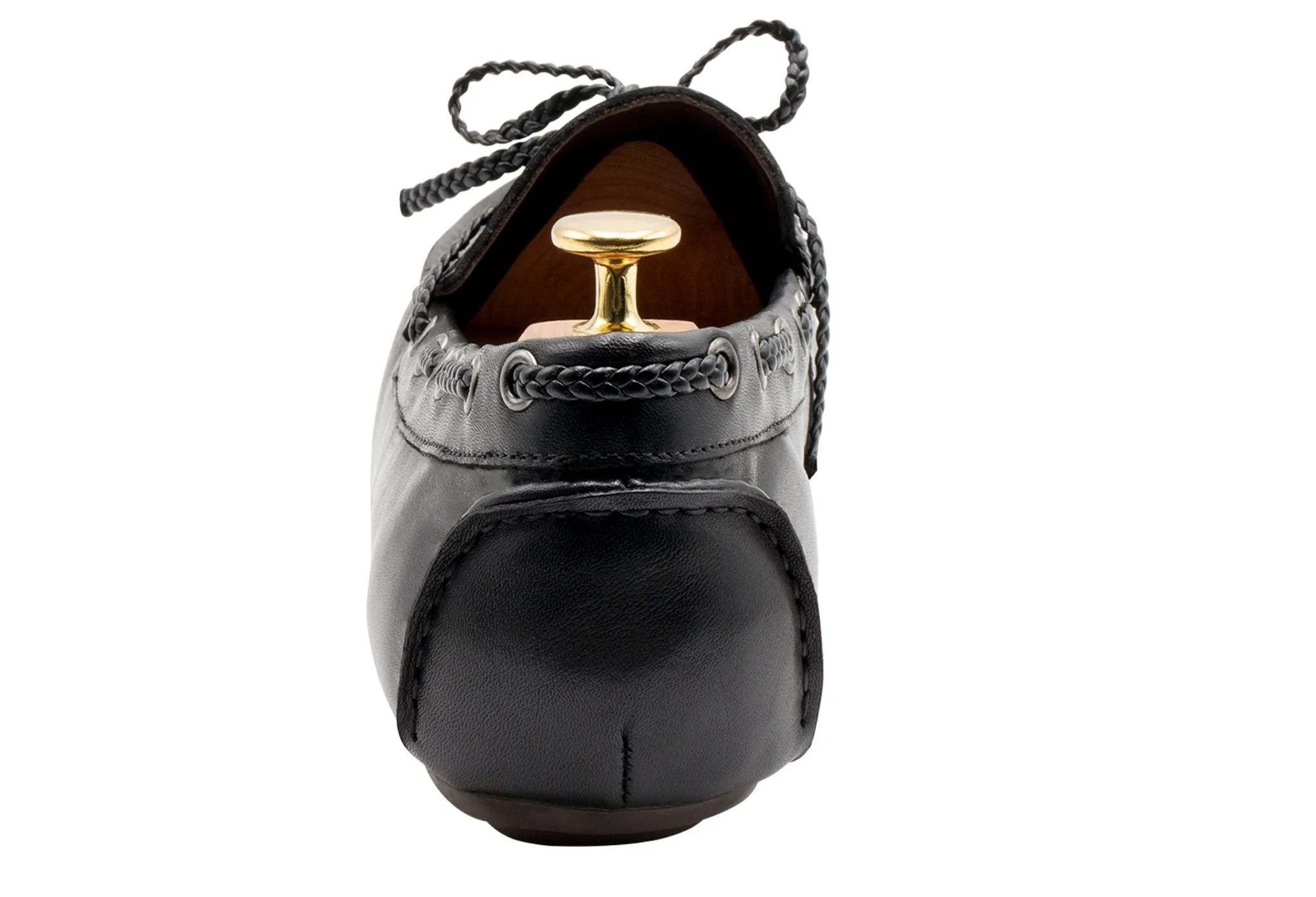 Esperanza Black Moccasins