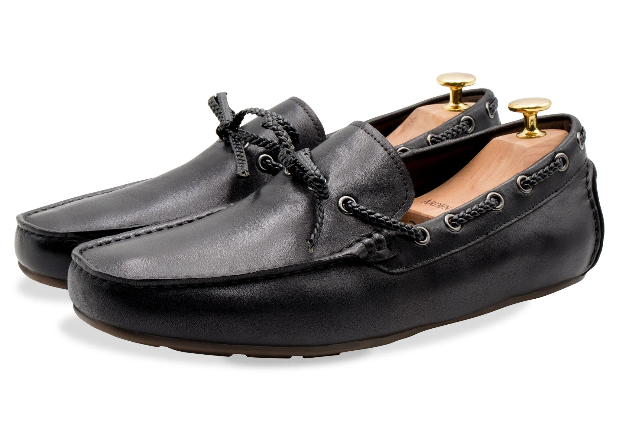 Esperanza Black Moccasins