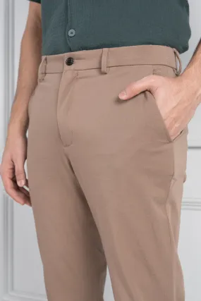 Fawn Khaki Stretch Chinos