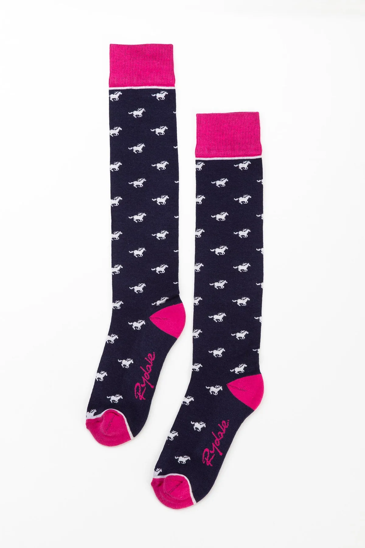 Ladies Galloping Horse III Knee Length Socks