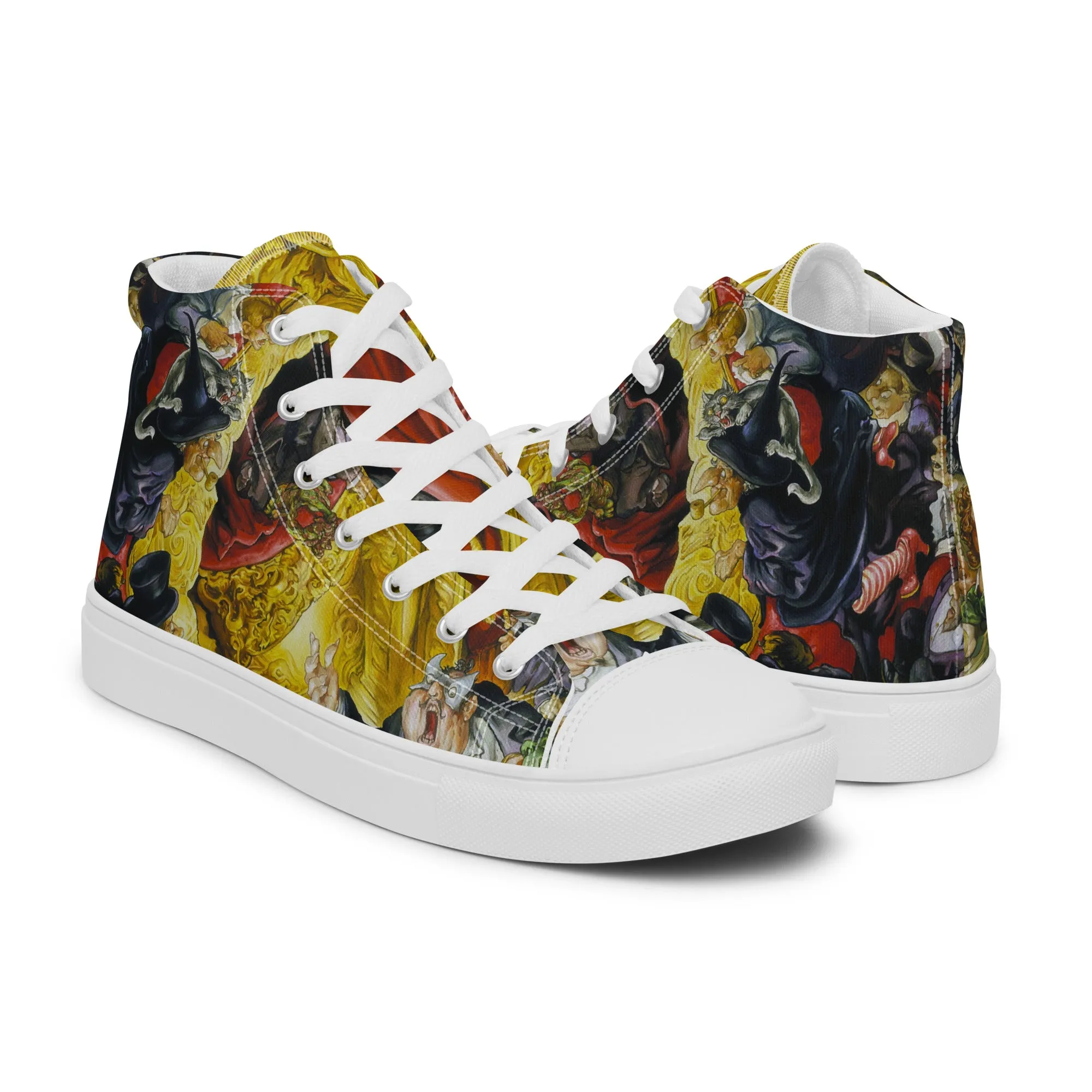 Maskerade Women’s High Top Canvas Shoes - Free Shipping *US SIZES SHOWN! USE CHART!