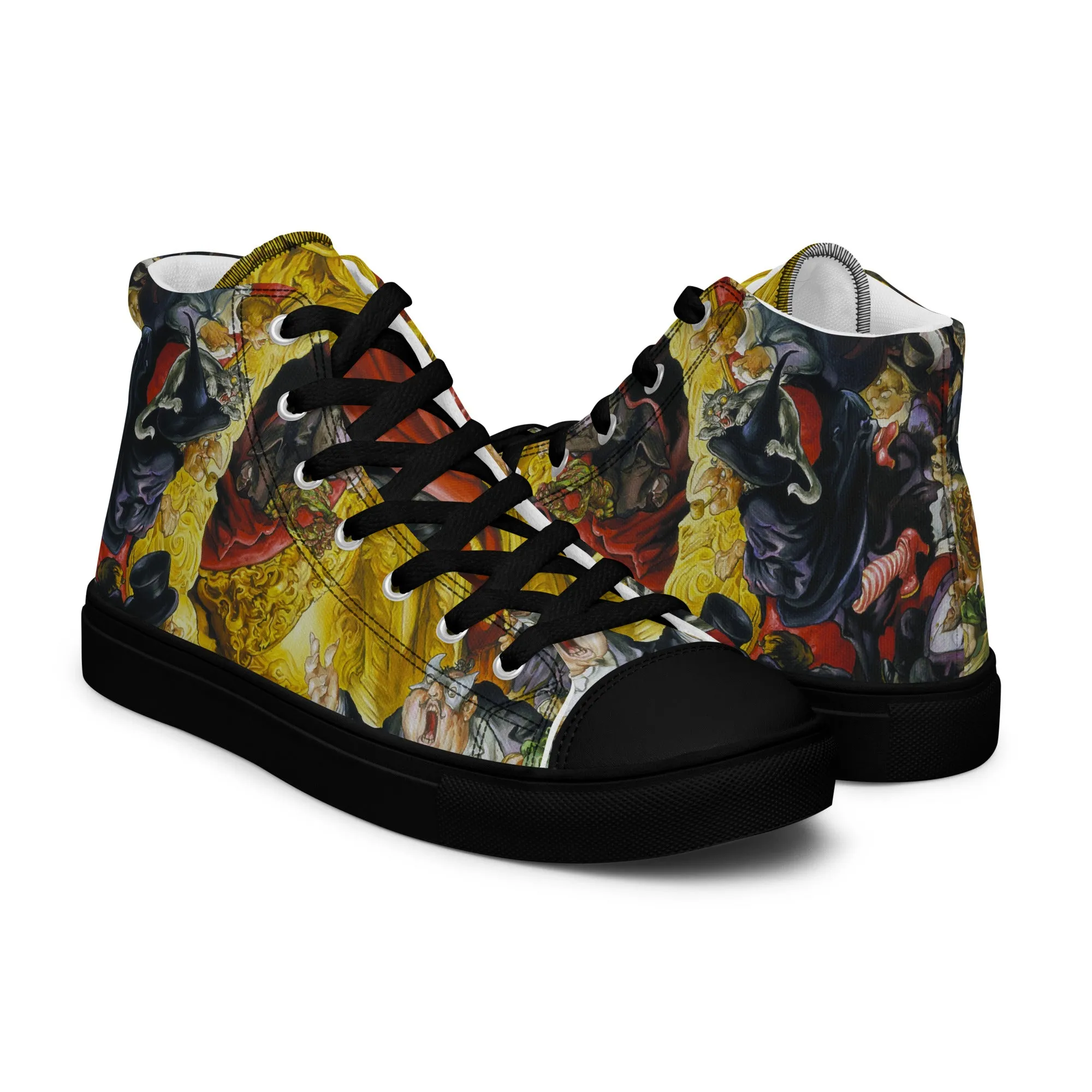 Maskerade Women’s High Top Canvas Shoes - Free Shipping *US SIZES SHOWN! USE CHART!