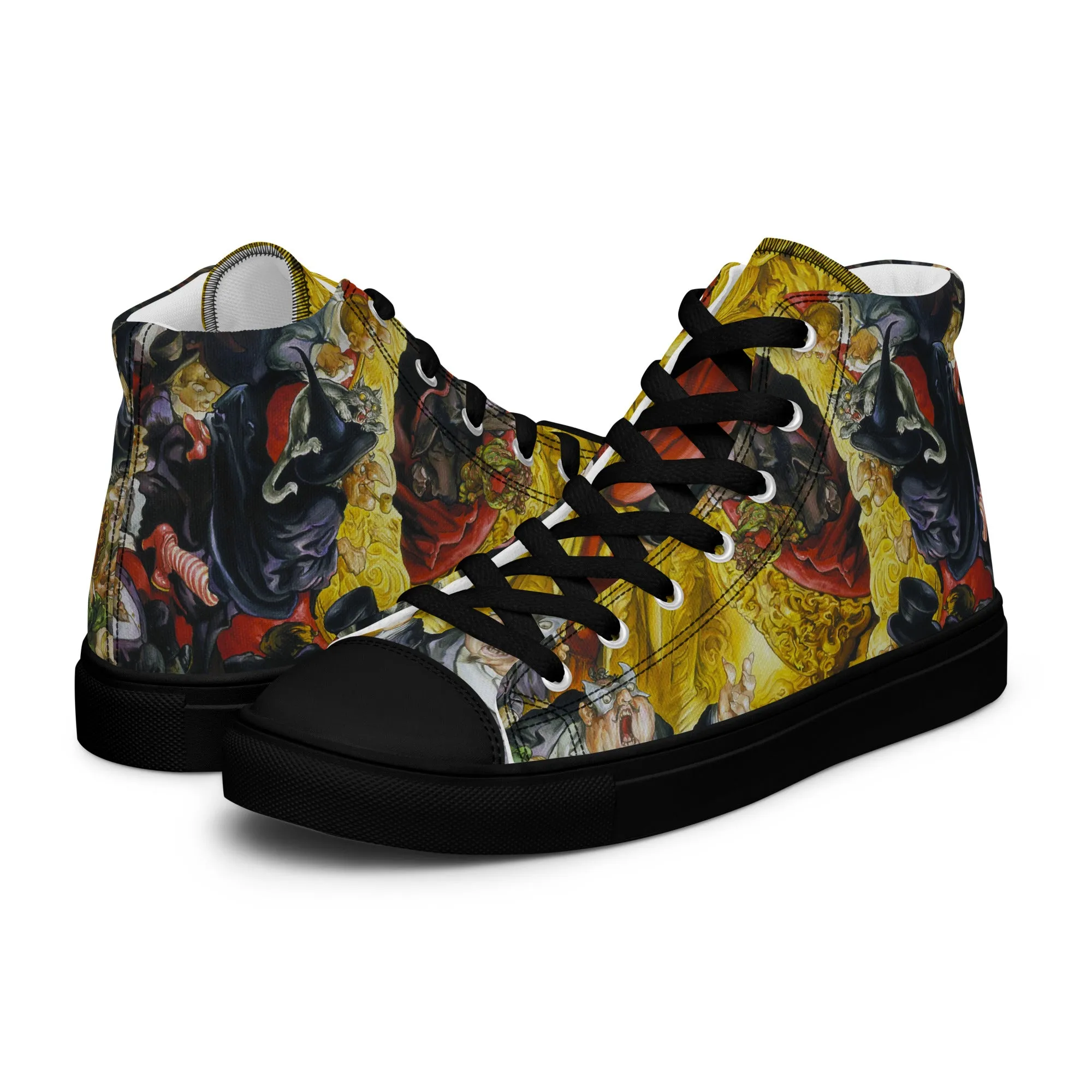 Maskerade Women’s High Top Canvas Shoes - Free Shipping *US SIZES SHOWN! USE CHART!