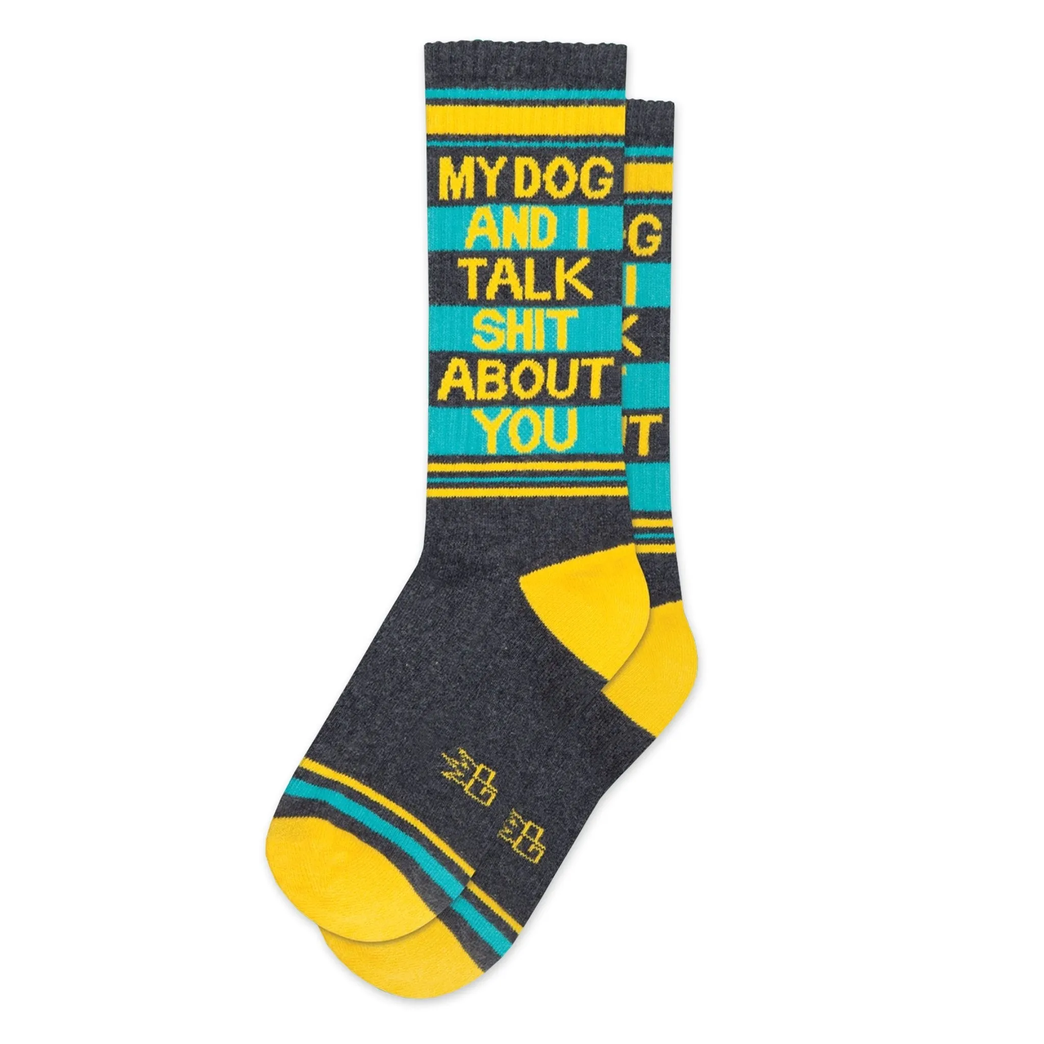 My Dog and I Talk About You Gym Socks