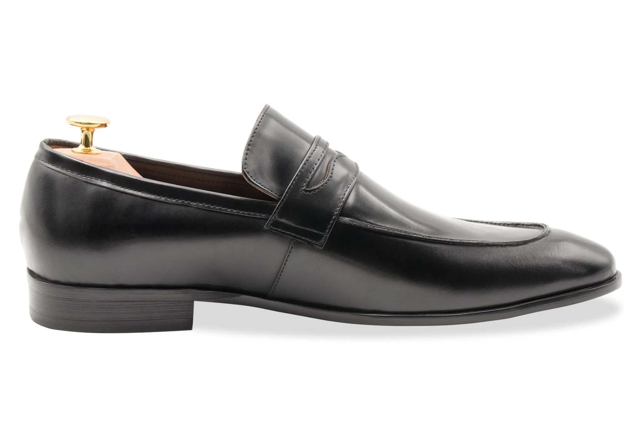 Olavarria Black Penny Loafer