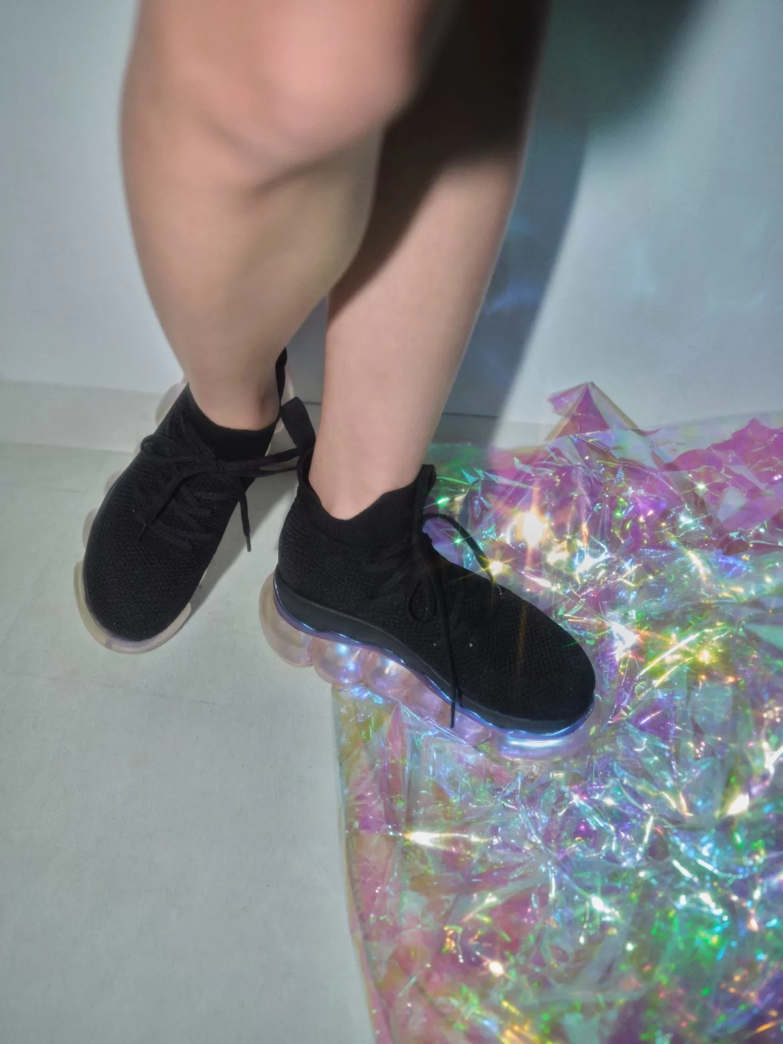 "Jewelry" High Shoes / AuroraPink Black