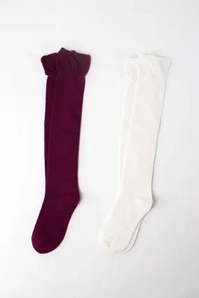 Socksmile Women's Knee-High Socks 2 Pair Pack