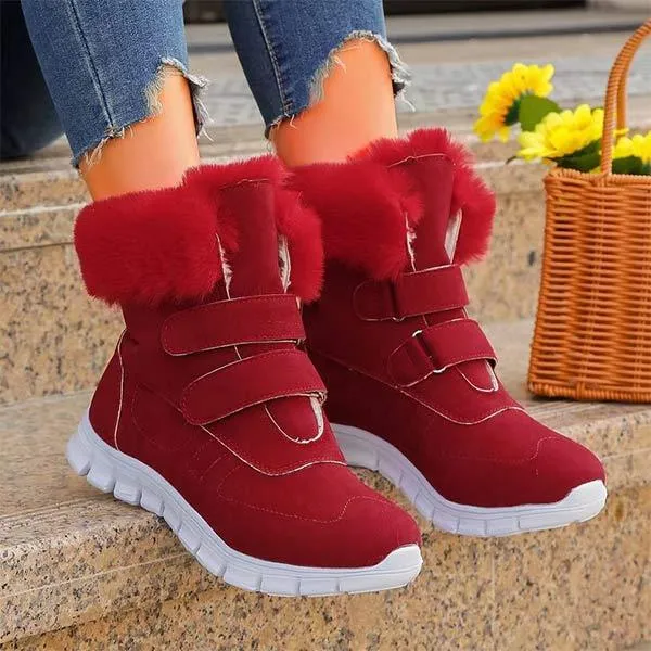 Women's Casual Fleece-Lined Snow Boots for Warmth and Comfort 71124506C