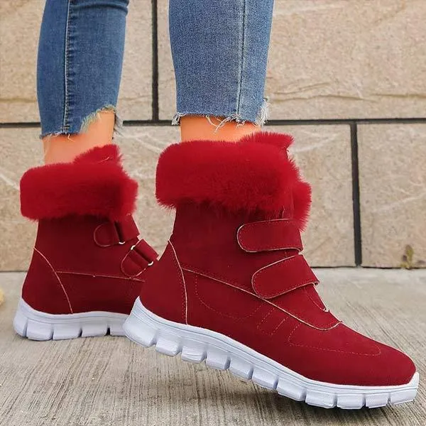 Women's Casual Fleece-Lined Snow Boots for Warmth and Comfort 71124506C