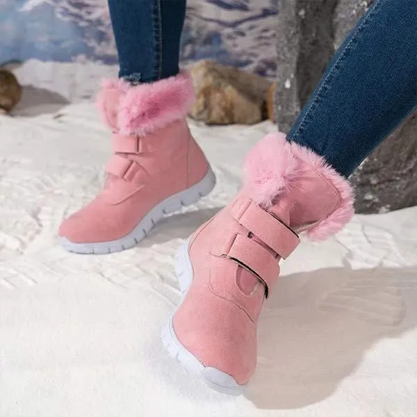 Women's Casual Fleece-Lined Snow Boots for Warmth and Comfort 71124506C