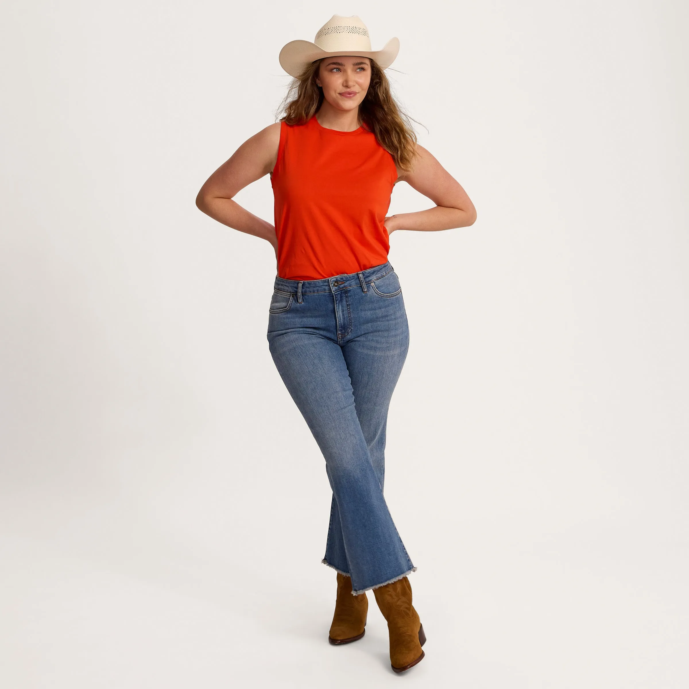 Women's High-Rise Flare Jeans