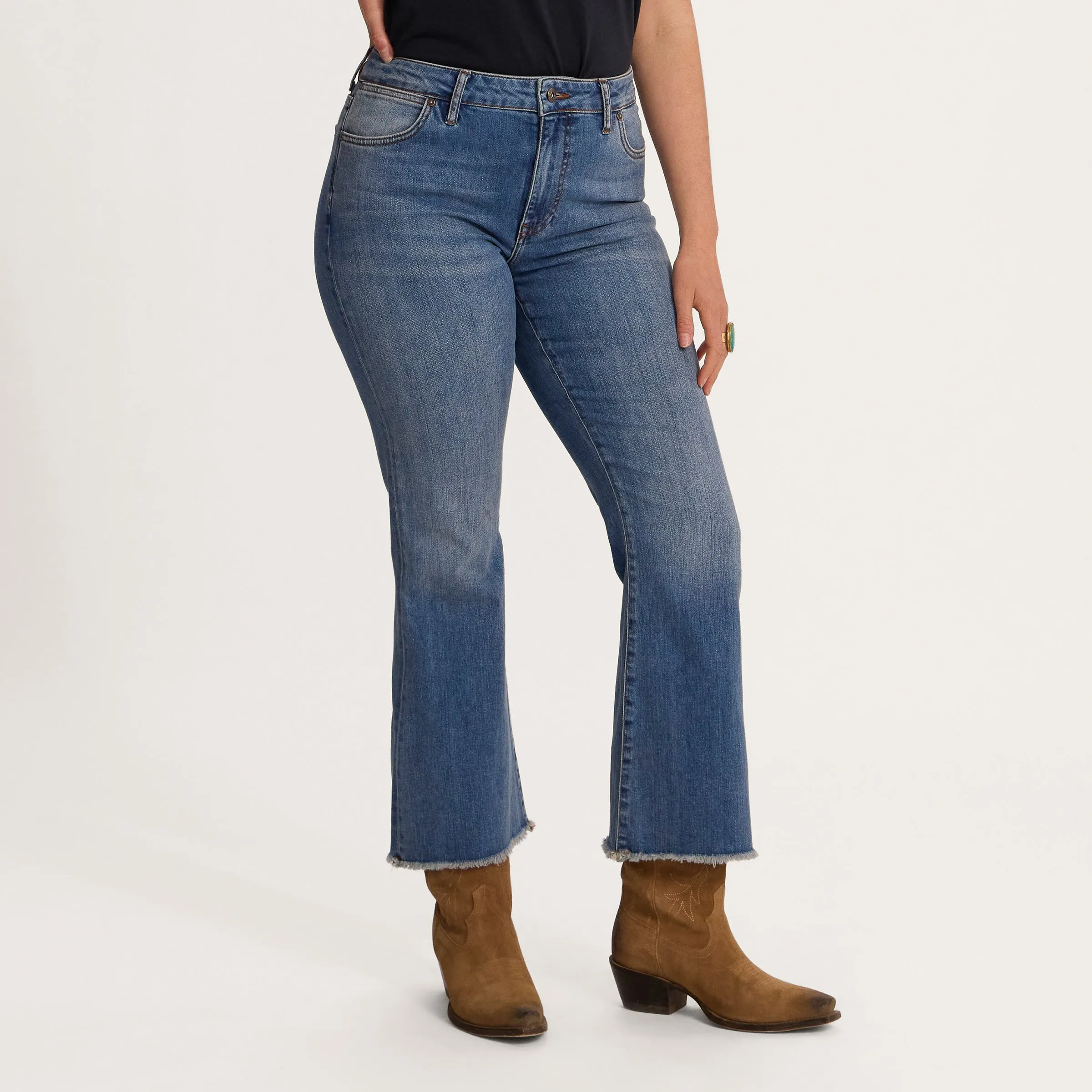 Women's High-Rise Flare Jeans