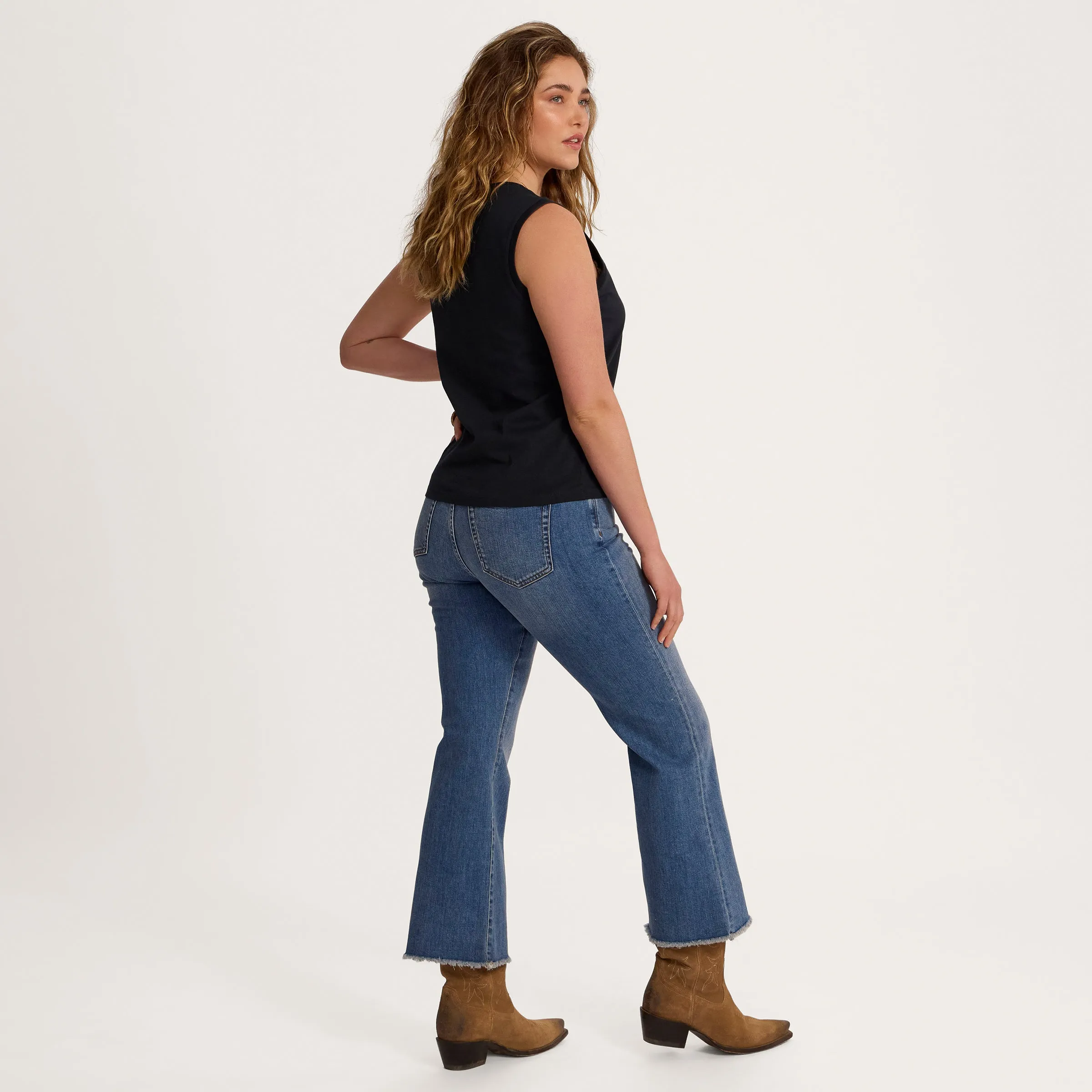 Women's High-Rise Flare Jeans