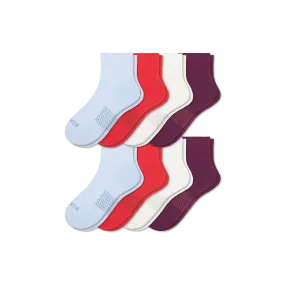 Women's Modern Rib Quarter Sock 8-Pack